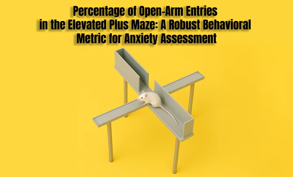 Percentage of Open-Arm Entries in the Elevated Plus Maze: A Robust Behavioral Metric for Anxiety Assessment