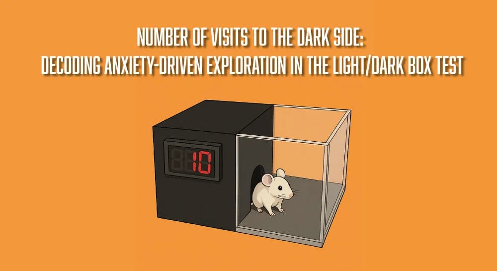 Number of Visits to the Dark Side: Decoding Anxiety-Driven Exploration in the Light/Dark Box Test