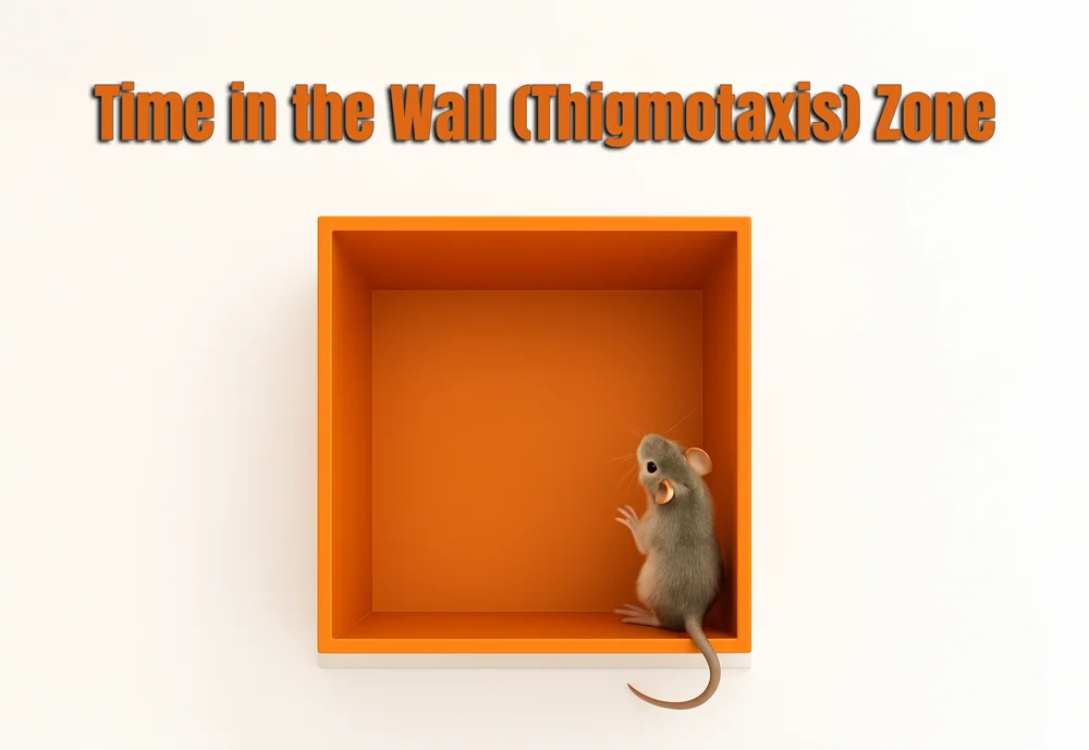 Time in the Wall (Thigmotaxis) Zone: A Core Metric in Open Field Analysis for Evaluating Anxiety and Defensive Behavior