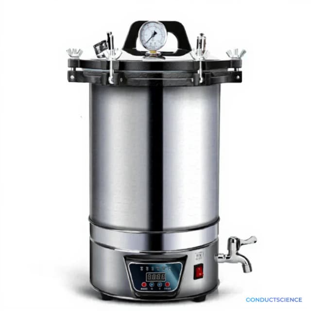 Automatic Vertical Pressure Steam Sterilizer for laboratory use