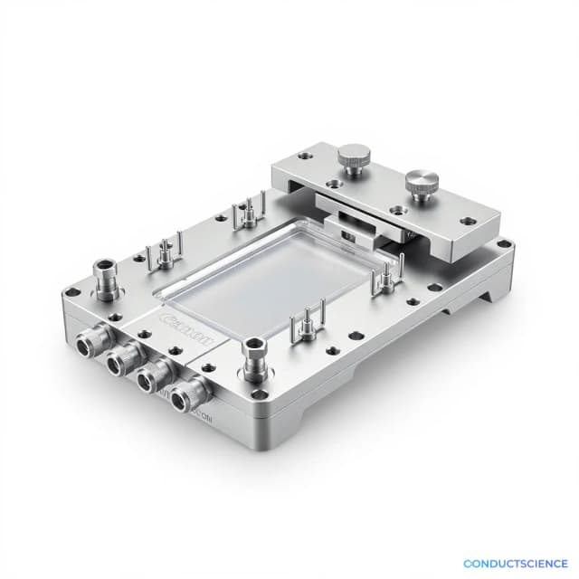 PDMS Reversible Sealing Chip Holder — 10-Pack — ConductScience Microfluidics