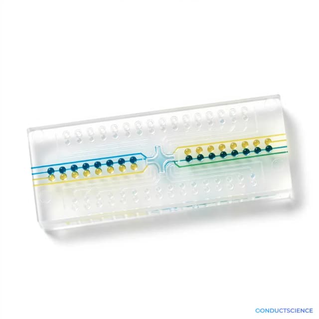 Water-in-Oil Microdroplet Glass Chip — 10-Pack — ConductScience Microfluidics