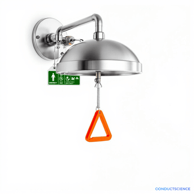 Wall Mounted Shower Eye Washer S-WM2 S-CM3 - ConductScience