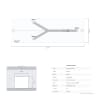 Glass Laminar Flow Microfluidic Chip