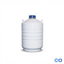 Liquid Nitrogen Dry Shipper - Side View