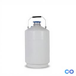 Liquid Nitrogen Container for Storage and Transportation - Side View