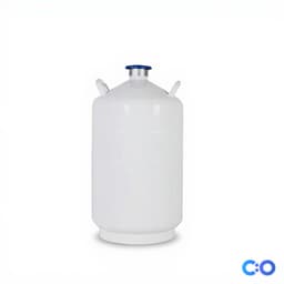 Liquid Nitrogen Container for Storage and Transportation - Detail View