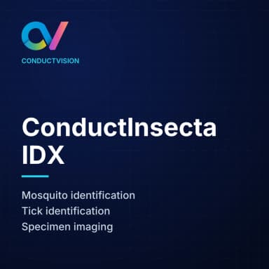ConductInsecta IDX: Mosquito identification, Tick identification, Specimen imaging