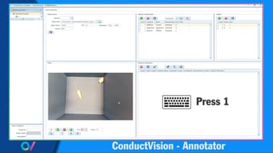 ConductVision Annotator Software behavioral video annotation interface
