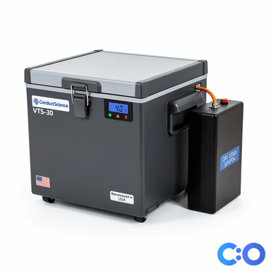 ConductScience VTS-30 Vaccine Transport System - 3/4 front view