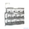 Flush Auto-Watering Rat Cage Rack