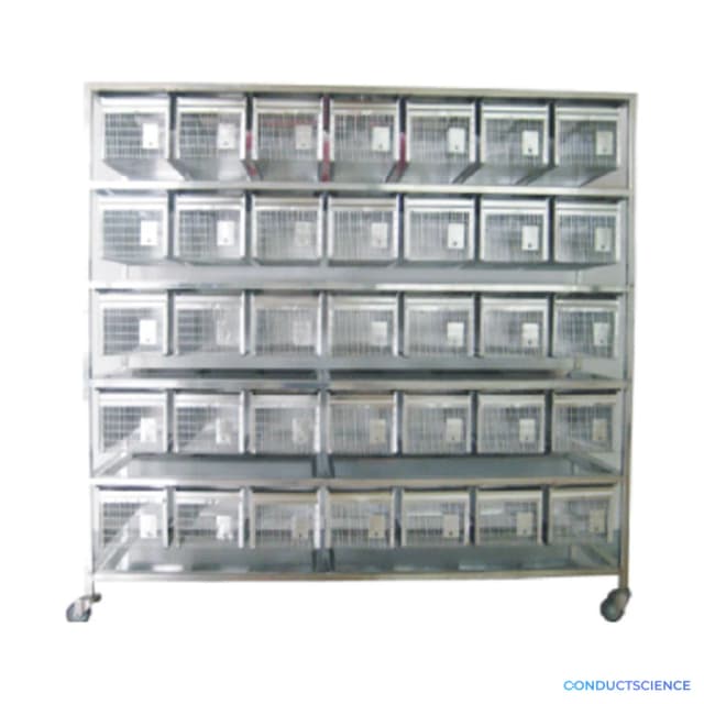 Large Stainless Steel Rat Cage Rack