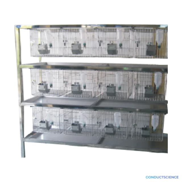Three-Level Dry Rabbit Cage Rack