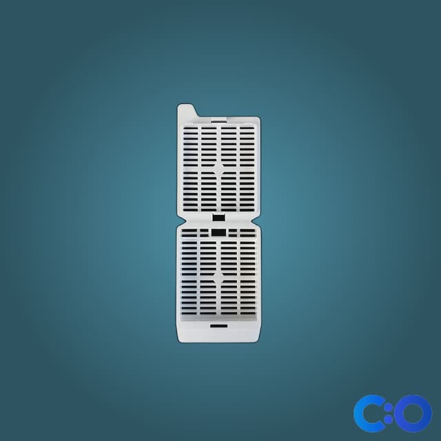 ConductScience Embedding Cassettes, White, with Lid (Bulk 15-Pack) - General Labware