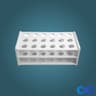 ConductScience PCR Tube Racks, 96-Well, Fluorescent (Pack of 25)