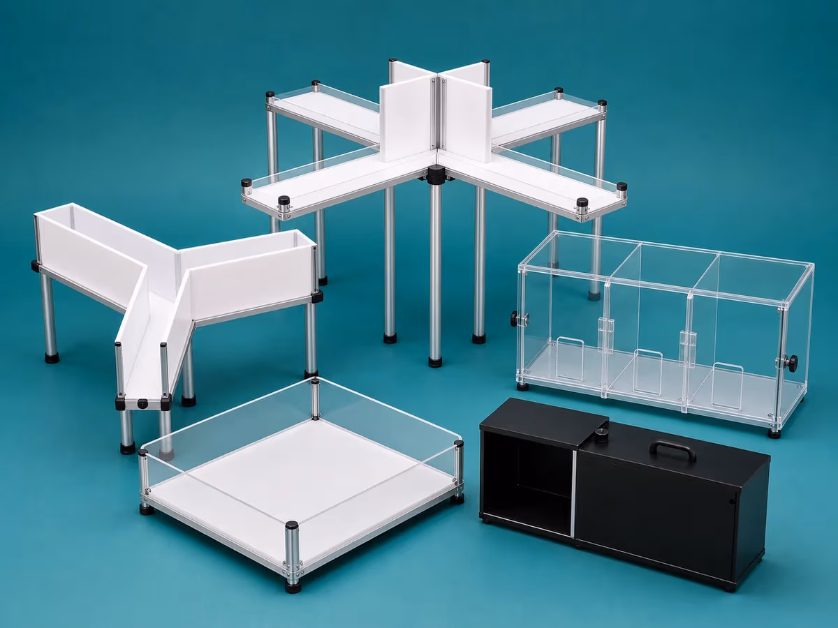 Behavioral maze apparatus in a modern neuroscience lab