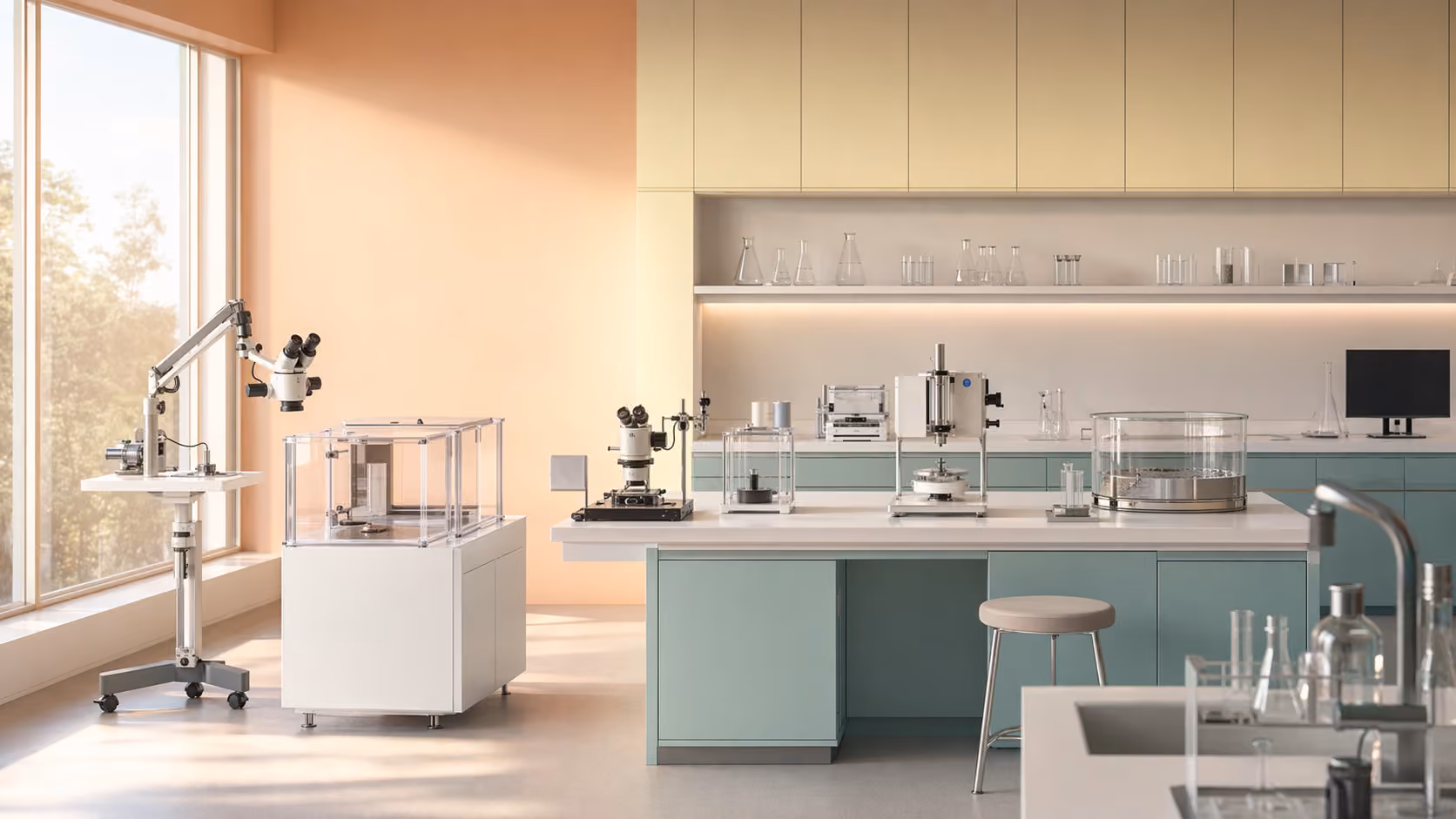 ConductScience precision laboratory equipment in a sunlit research space