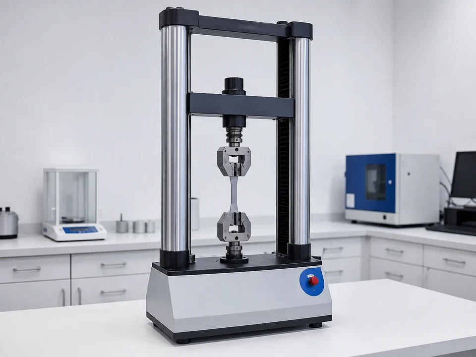 Electronic universal testing machine for materials testing