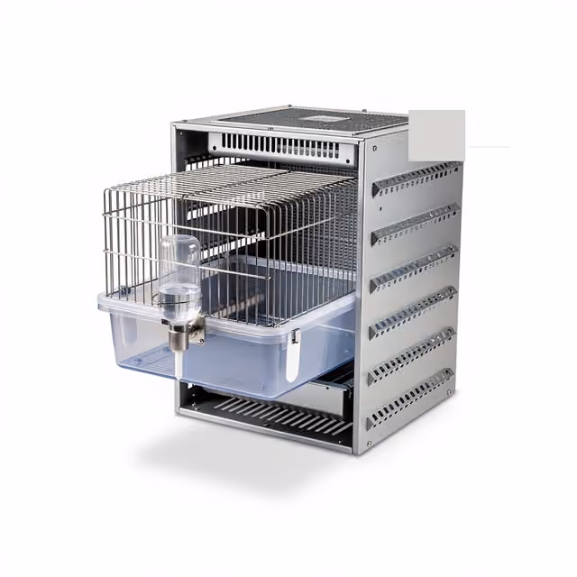 Polycarbonate mouse IVC cage system with ConductScience fallback image