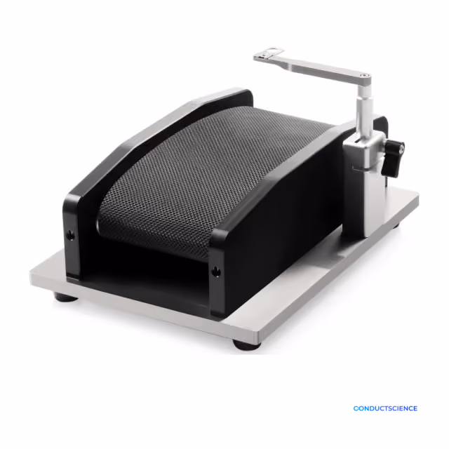 Conscious Mouse Head-Fixed Treadmill System with belt treadmill and adjustable head-fixation support