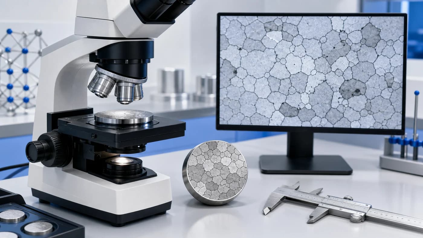 Illustrated astm grain size number converter cover for materials science calculations