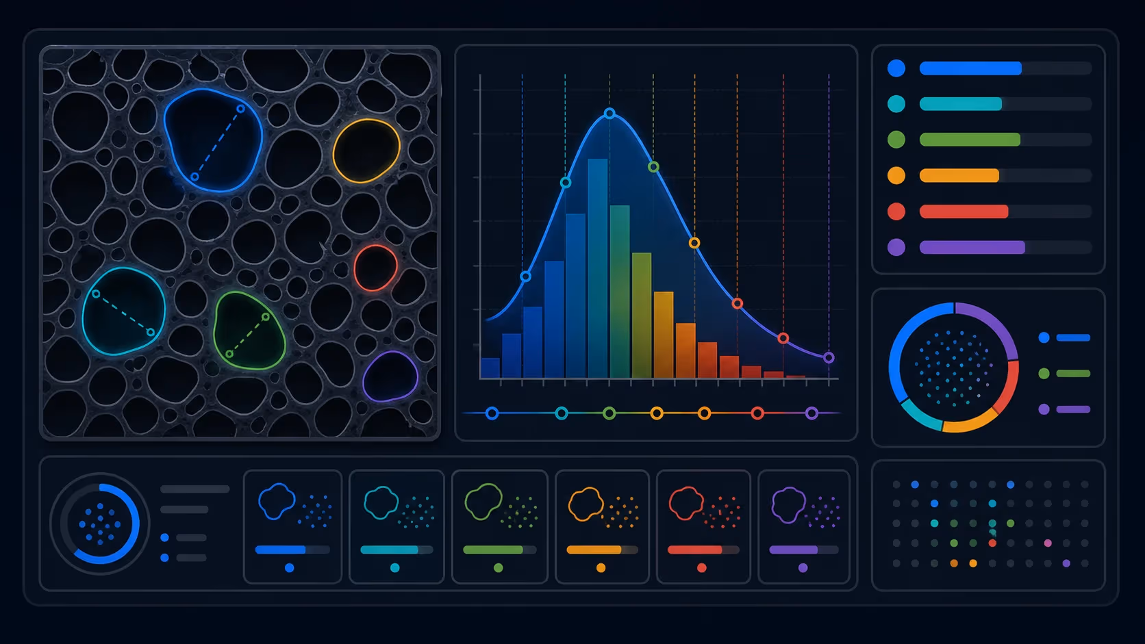 Illustrated pore size distribution calculator cover for materials science calculations