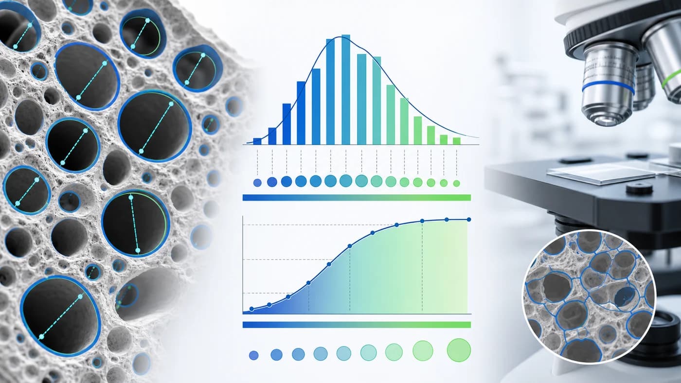 Illustrated pore size distribution calculator cover for materials science calculations