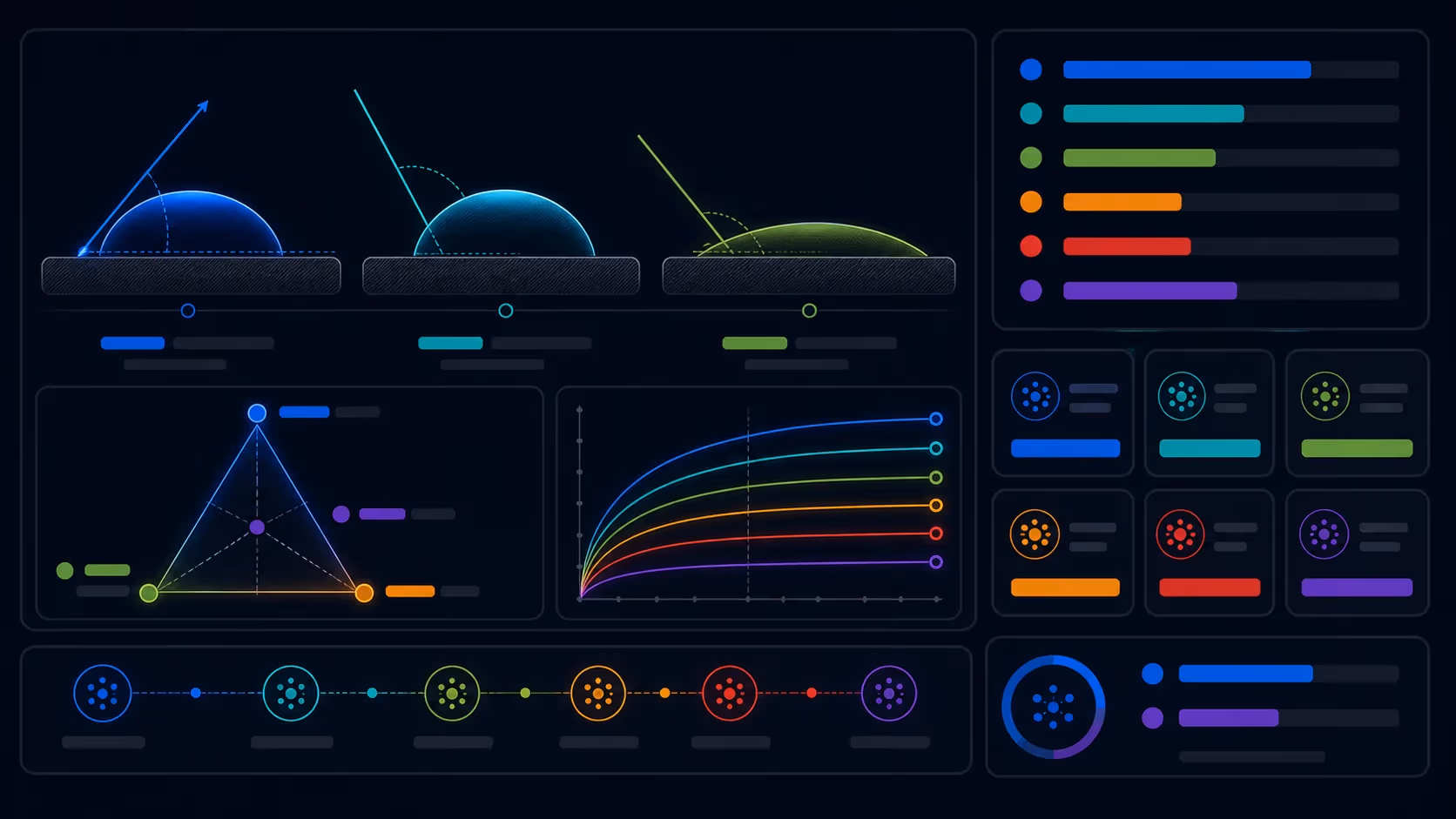 Illustrated surface energy calculator cover for materials science calculations