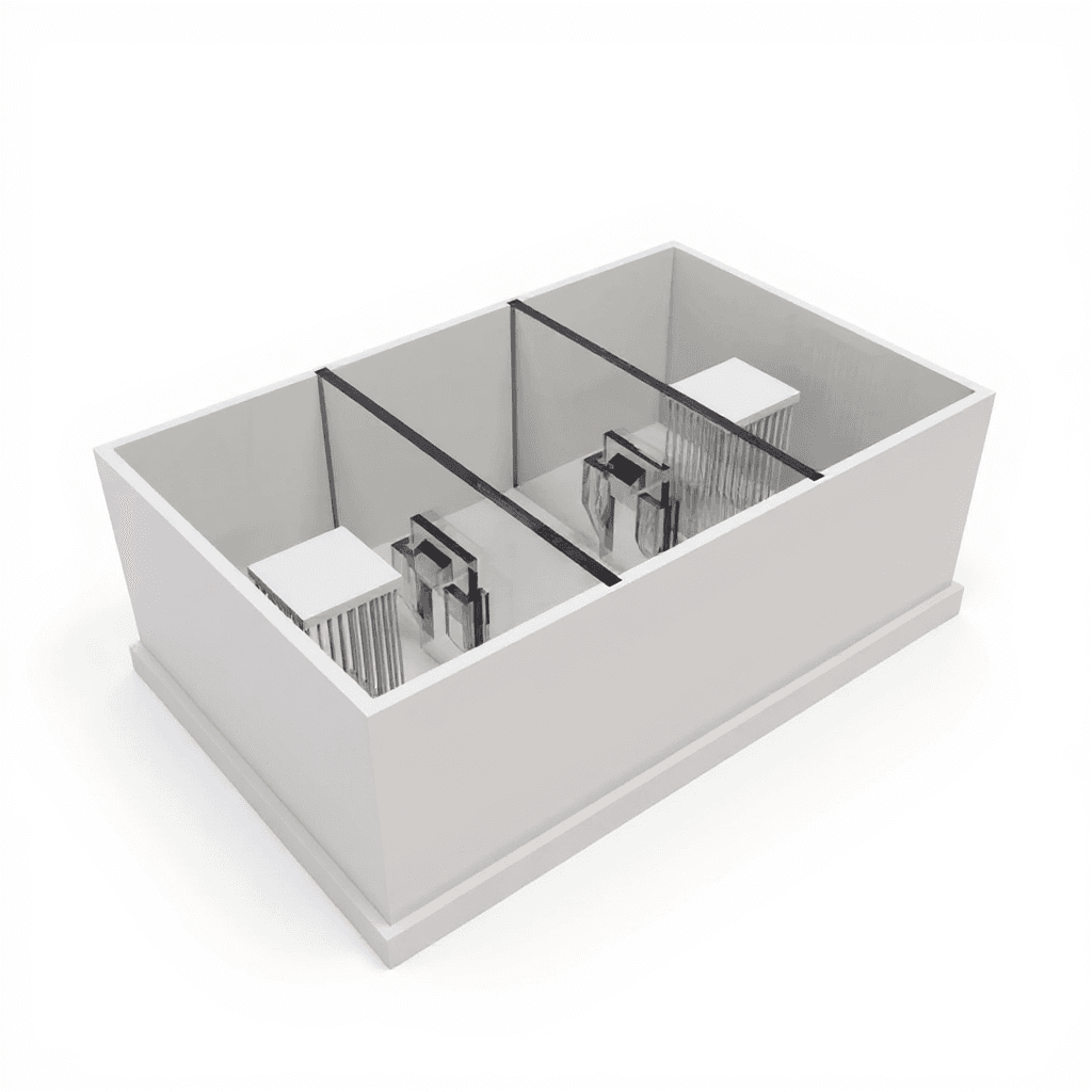 Sociability chamber used for social reward and choice behavior workflows