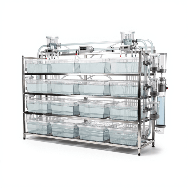 4 Layer Laboratory Zebrafish Rack - Double Side