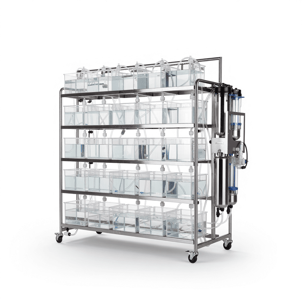 Laboratory Zebrafish Rack System