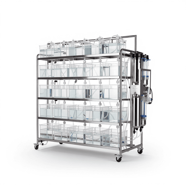 5 Layer Laboratory Zebrafish Rack - Double Side