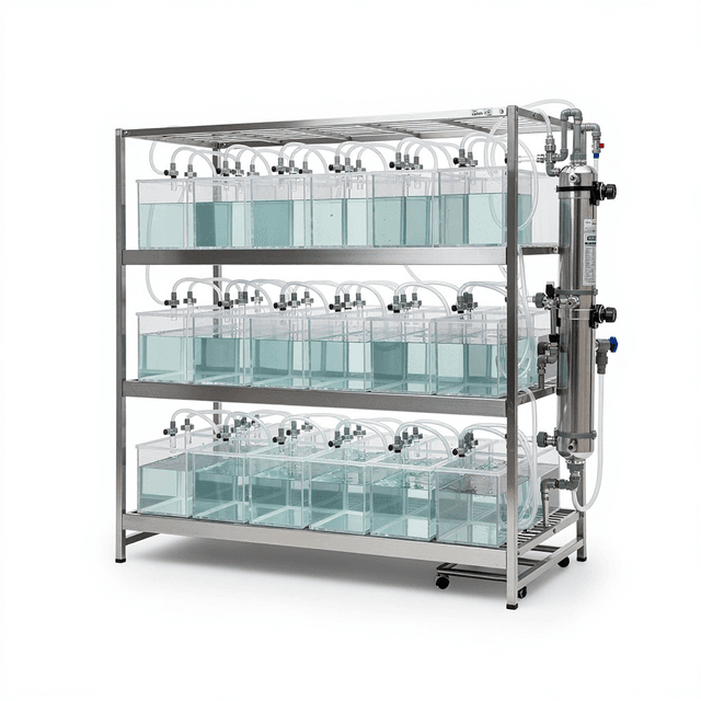 5 Layer Laboratory Zebrafish Rack - Single Side