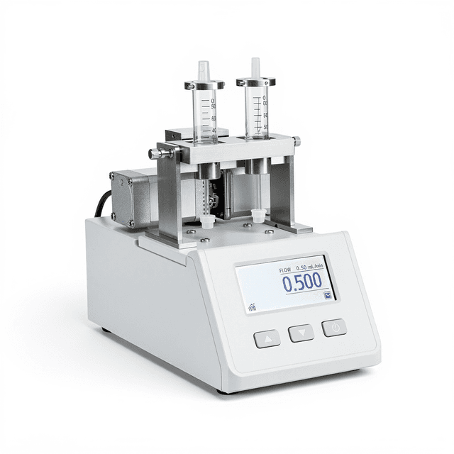 8-Channel Microfluidic Syringe Pump System