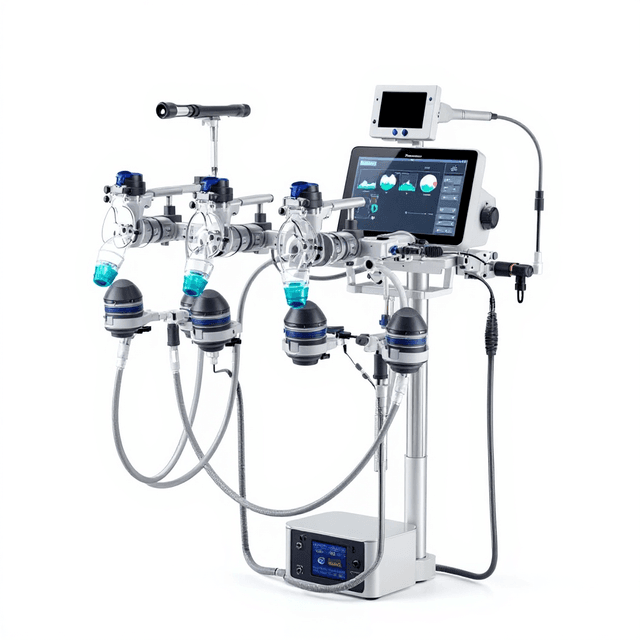 Anesthesia Operation Platform Kit (Manifold for Five Cone Masks)