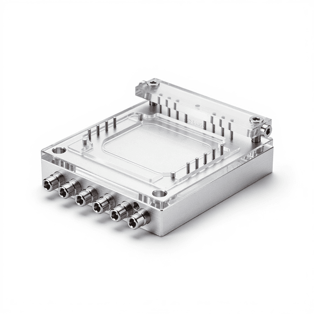 Chip-Diaphragm-Chip Sandwich Holder