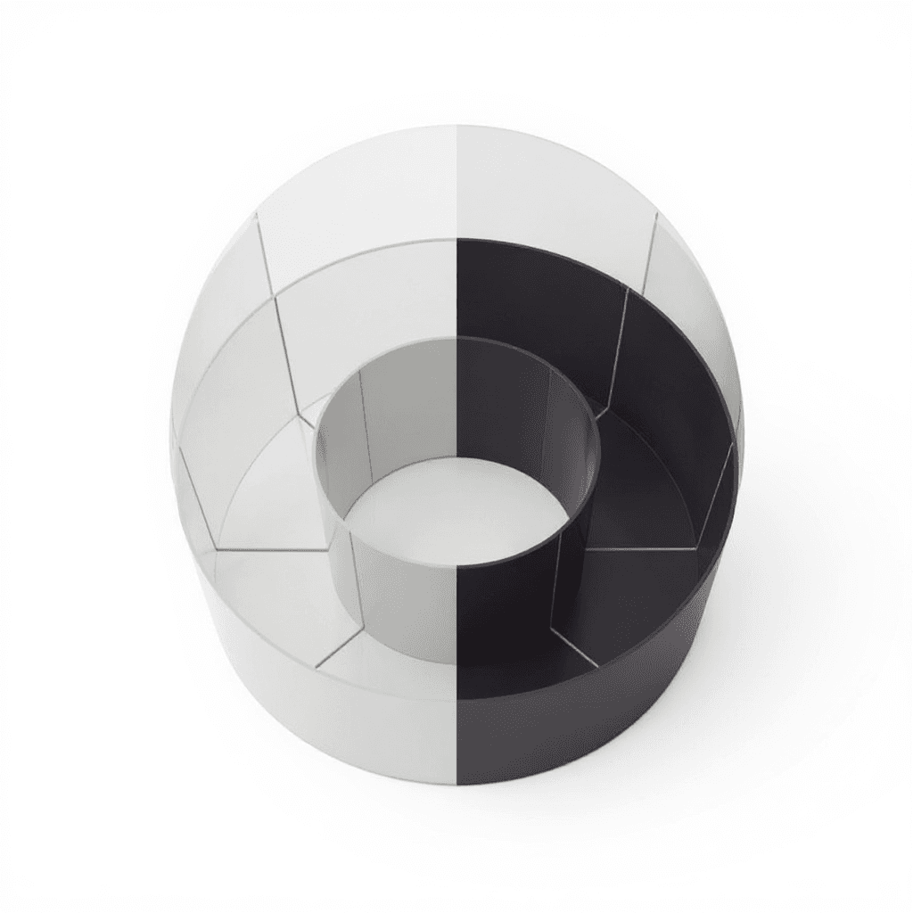 Circular Light-Dark box
