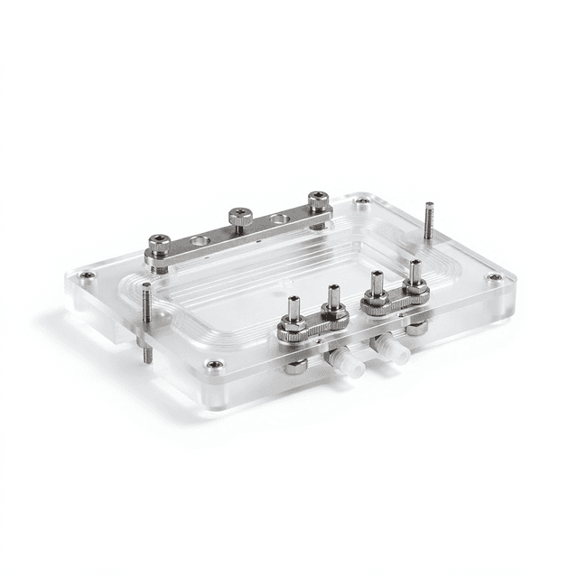 Cross-Section Microfluidic Chip Holder