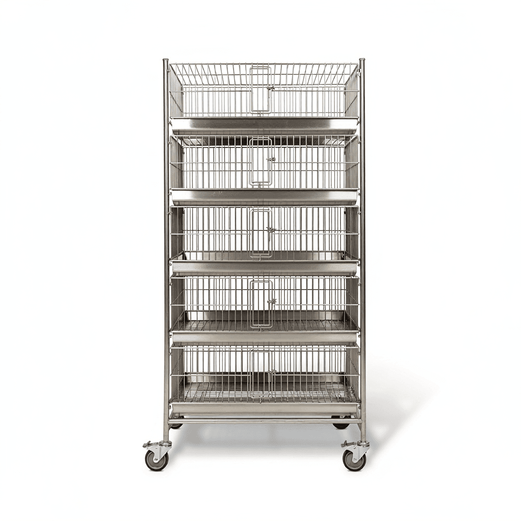 Double-Side Hanging Rack with Mouse Cages