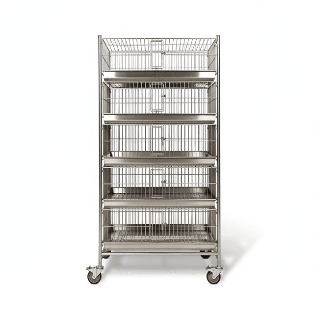 Double-Side Hanging Rack with Mouse Cages