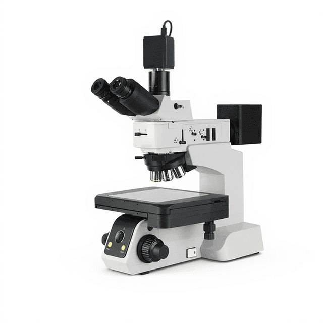 Electric light & BF/DF 5-hole Converter Metallurgical Microscope with 4K Auto-Focus HDMI Camera