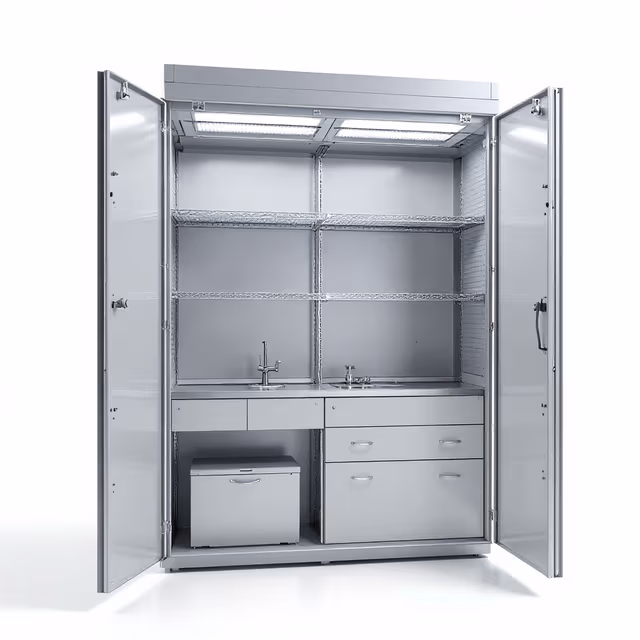 Flammable & Toxic Substances Integrated Storage Cabinet