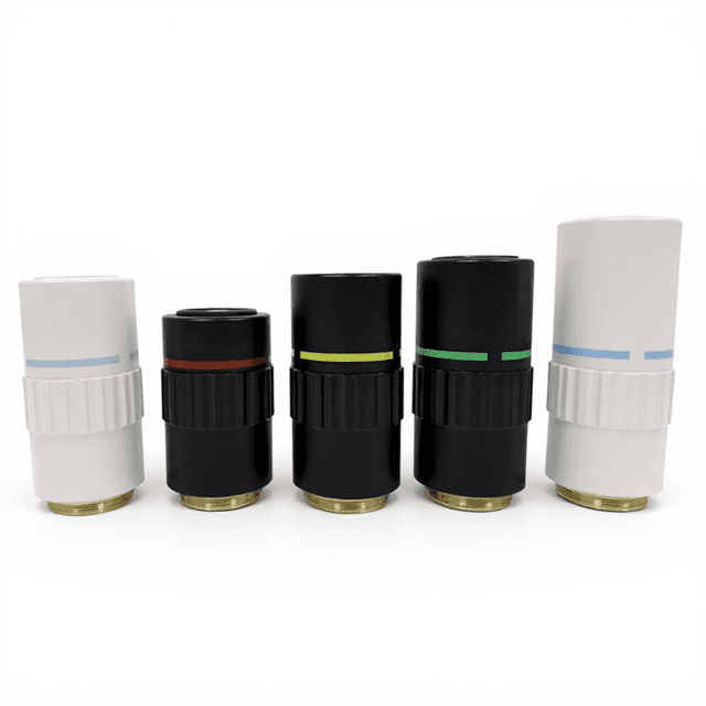 Full APO Long Working Distance Infinity Plan Apochromatic Microscope Objective Lens 2X 5X 10X 20X 50X 100X