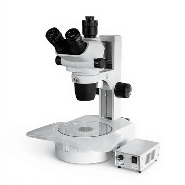 High Grade Digital Dissecting Laboratory Stereo Microscope Track Microscope Stand With Transmitted Light