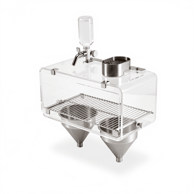 Polycarbonate Metabolic Cage for Rats