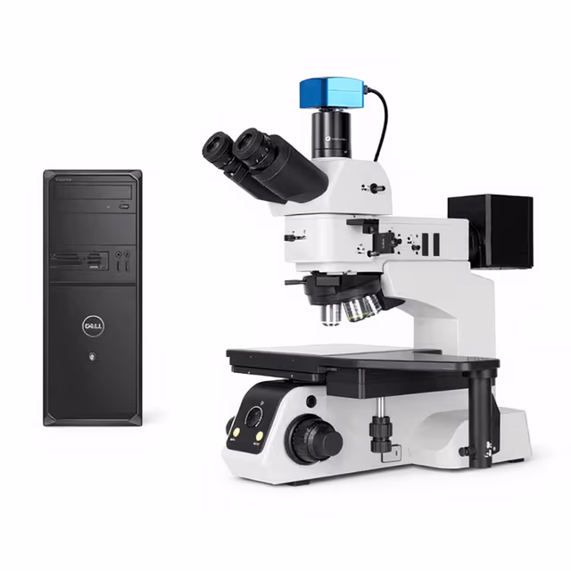Positive Image Metallurgical Microscope with 6-inch Working Stage & Fast Moving Device