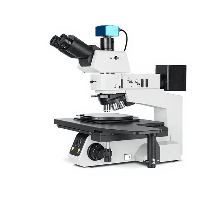 Scientific Grade Metallurgical Microscope with 8-inch Stage for Polymer Materials