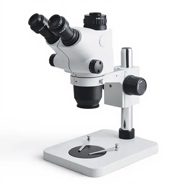 Series 2X~260X WF10X/22mm Stereo Microscope with LED Ring Light Source