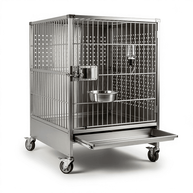 Stainless Steel 4-Layer Laboratory Monkey Cage
