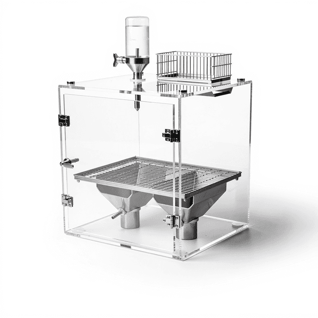 Stainless Steel Metabolic Cage for Non-Human Primates